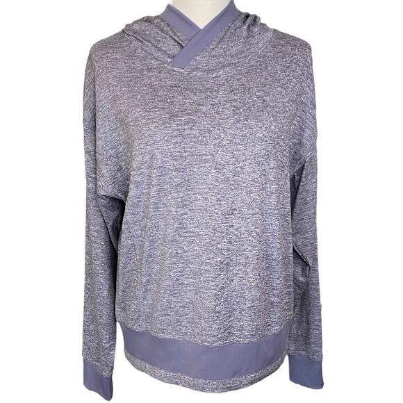 Mondetta Performance Luxury Purple Athletic Long-Sleeve Top with Hood Medium - Picture 1 of 6